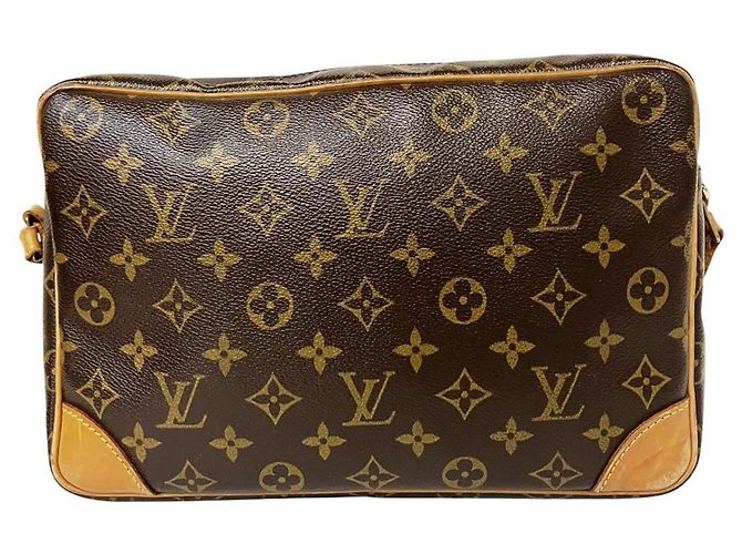 Borsa a Spalla Louis Vuitton Trocadero 30 Marrone Monogramma - vista 2