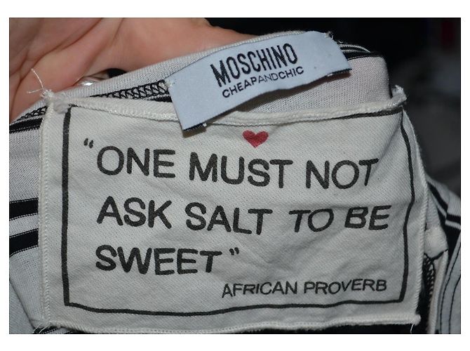 Moschino Cheap and Chic Gestreiftes Special Edition Kleid Mehrfarben - Ansicht 5