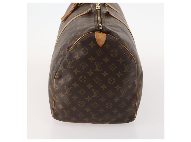 Louis Vuitton Keepall Monogram Canvas 55 Marrone - vista 3