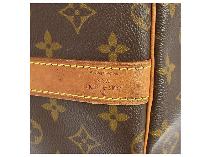 Louis Vuitton Keepall Bandouliere Monogram Canvas 60 Castaño - vista 5