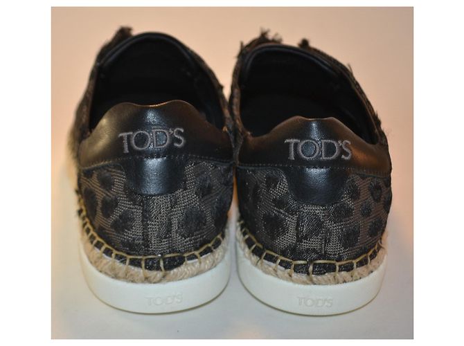 Tod's Espadrillas Stampa Leopardata Nero Stampa leopardo - vista 3