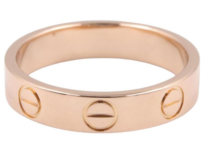 Anello Mini Love di Cartier in oro rosa 18K D'oro - vista 2