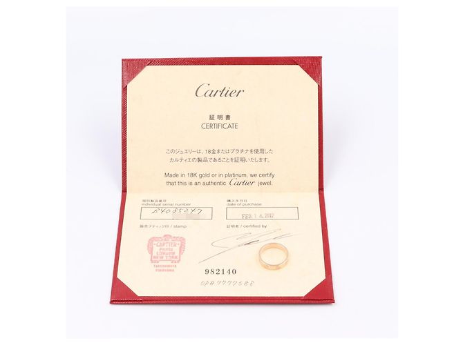 Anello Mini Love di Cartier in oro rosa 18K D'oro - vista 6