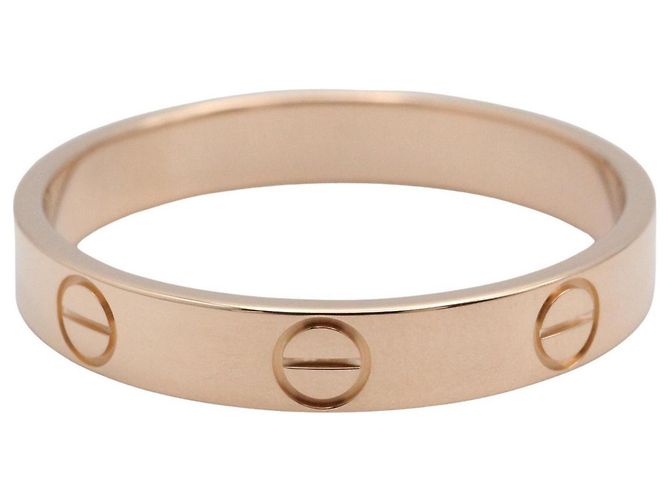 Anello Mini Love di Cartier in oro rosa 18K D'oro - vista 2