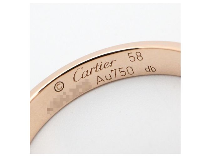 Anello Mini Love di Cartier in oro rosa 18K D'oro - vista 4