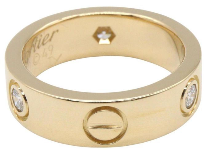 Anello Love in oro giallo 18K e diamanti Cartier D'oro - vista 3