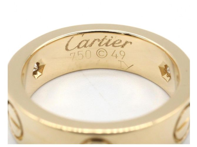 Anello Love in oro giallo 18K e diamanti Cartier D'oro - vista 4