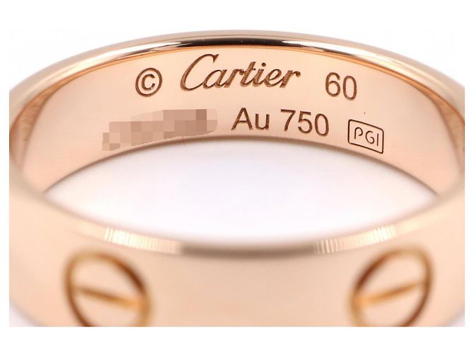 Anello Love in oro rosa 18K Cartier D'oro - vista 3