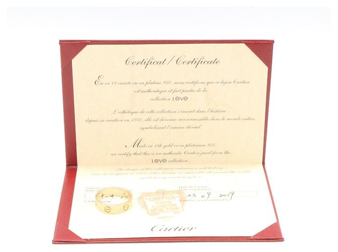 Anello Love di Cartier in oro rosa 18K D'oro - vista 6