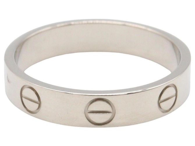 Cartier Mini Love Ring aus 18K Weißgold Silber - Ansicht 2