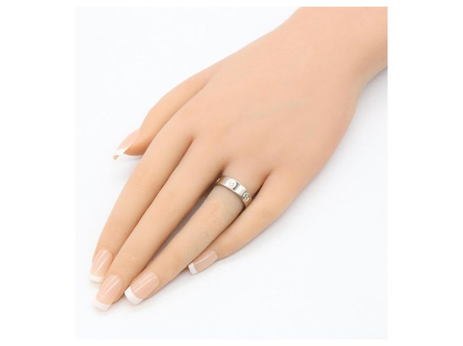 Cartier Love Ring aus 18K Weißgold Silber - Ansicht 8