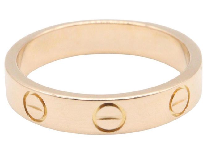 Anello Mini Love di Cartier in oro rosa 18K D'oro - vista 2