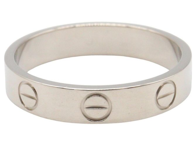 Anello Mini Love di Cartier in oro bianco 18K Argento - vista 2
