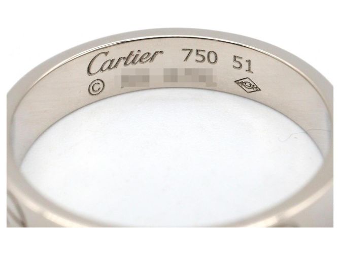 Anello Mini Love di Cartier in oro bianco 18K Argento - vista 3