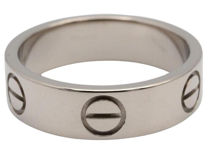 Cartier Love Ring aus 18K Weißgold Silber - Ansicht 2