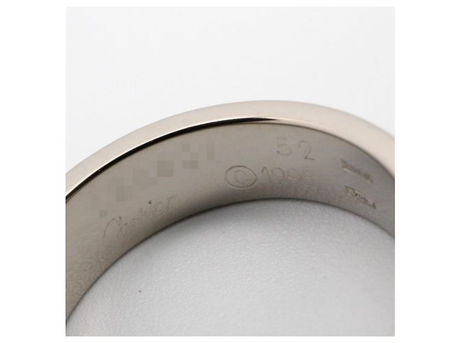 Cartier Love Ring aus 18K Weißgold Silber - Ansicht 4