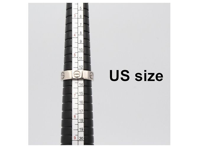 Cartier Love Ring aus 18K Weißgold Silber - Ansicht 6