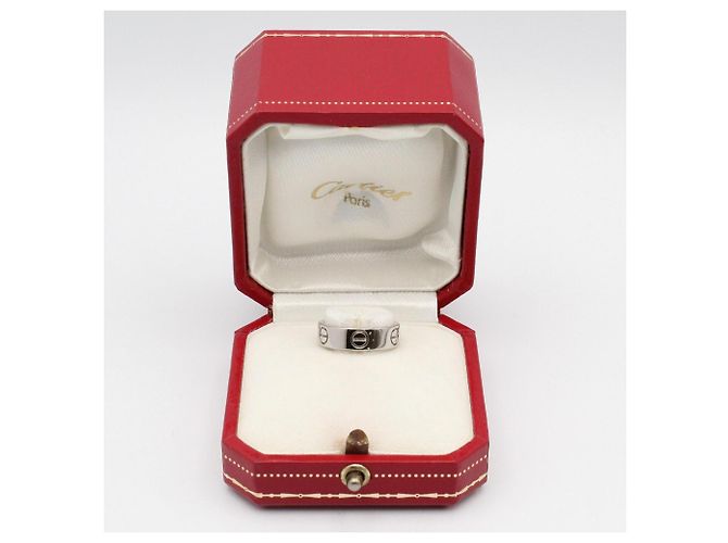 Cartier Love Ring aus 18K Weißgold Silber - Ansicht 8