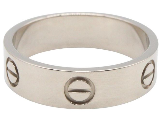 Cartier Love Ring aus 18K Weißgold Silber - Ansicht 2
