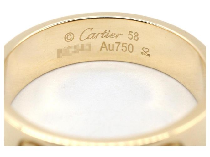 Anello Love di Cartier in oro giallo 18K D'oro - vista 3