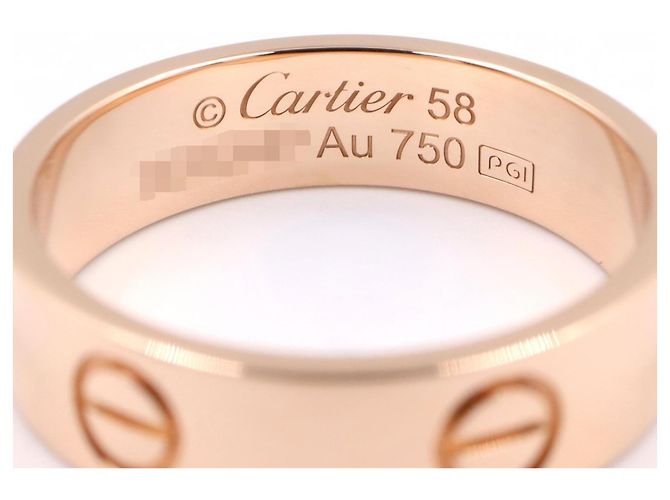 Anello Love di Cartier in oro rosa 18K D'oro - vista 3