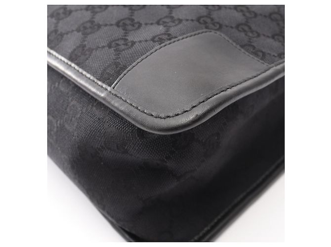 Borsa Tote Gucci GG Canvas nera Nero - vista 5