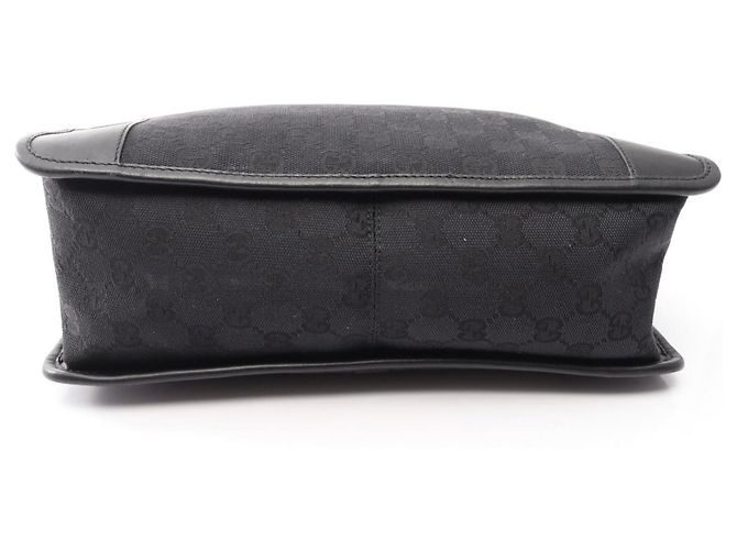 Borsa Tote Gucci GG Canvas nera Nero - vista 7