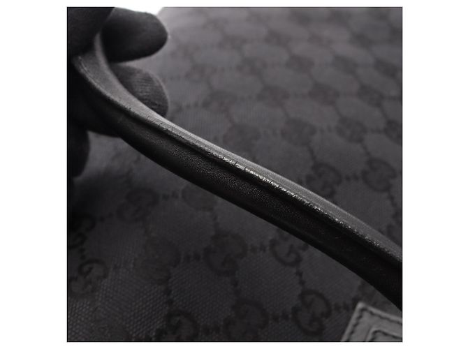 Borsa Tote Gucci GG Canvas nera Nero - vista 8
