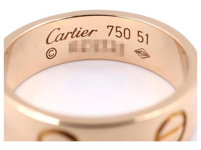 Anello Love di Cartier in oro rosa 18K D'oro - vista 3