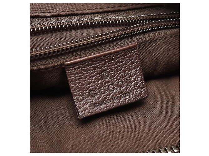 Borsa a Spalla Gucci GG Canvas Marrone Beige - vista 4