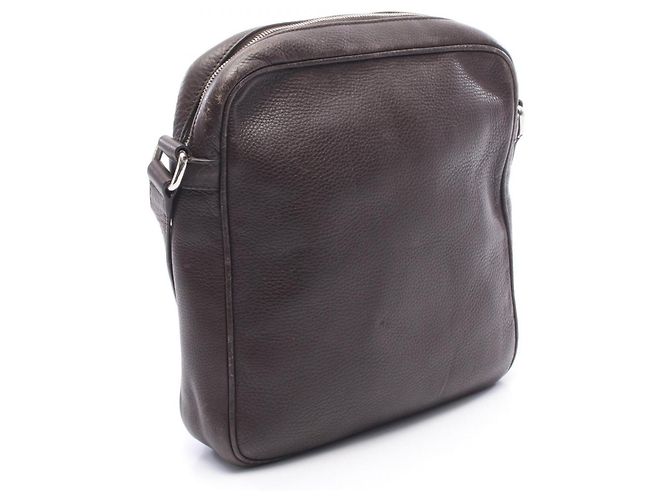 Sac à main en cuir marron Gucci - vue 2