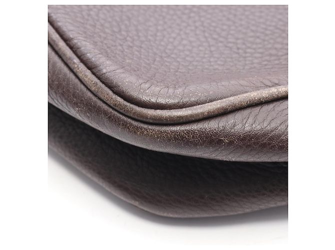 Sac à main en cuir marron Gucci - vue 9
