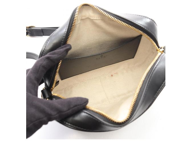 Piccola borsa a tracolla Gucci GG Matelassé Nero - vista 3