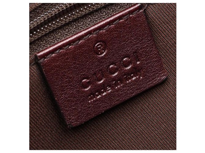 Borsa a Spalla Gucci Abbey Beige Bordò - vista 4
