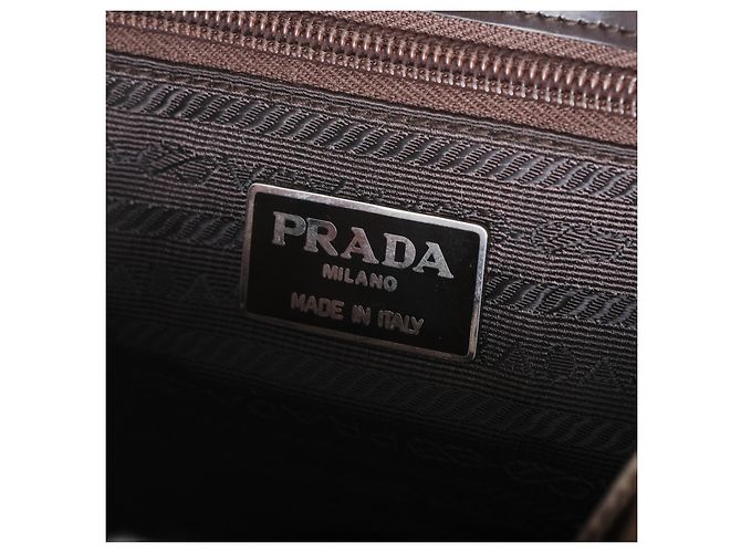 Prada Vintage Leopard Print Pony Hair Tasche Braun - Ansicht 7
