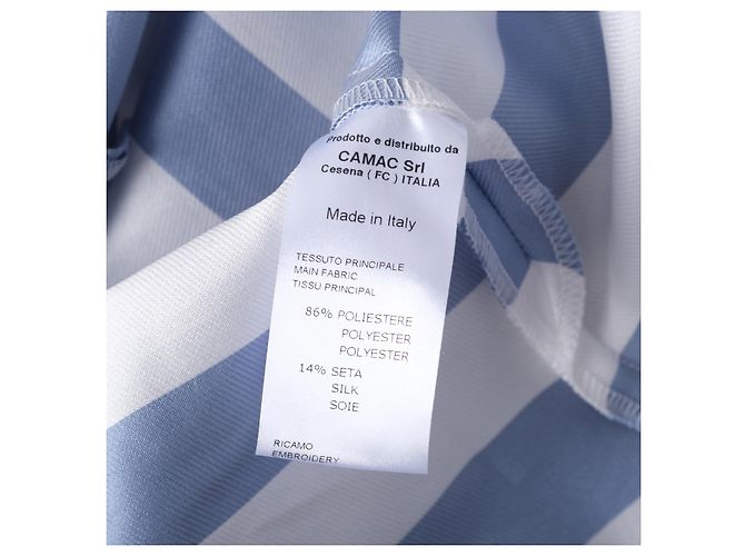 Autre Marque Vivetta Fiammetta Gestreiftes Hemdkleid Weiß - Ansicht 8