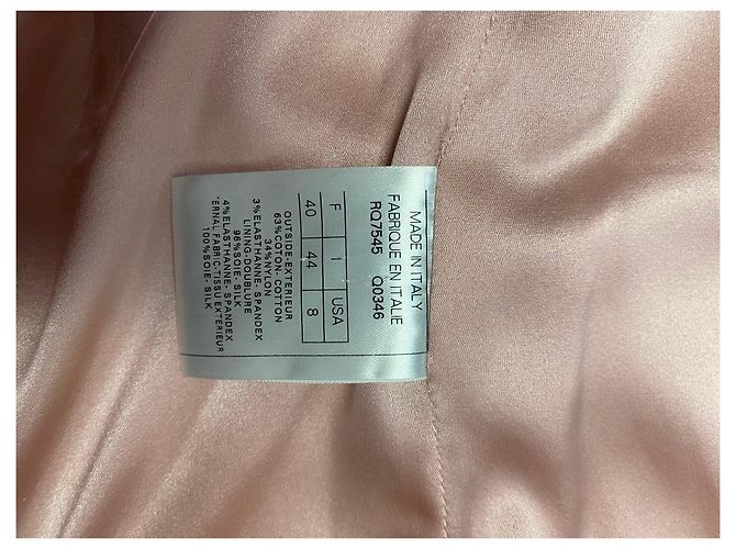 Blazer in misto cotone rosa vintage con volant John Galliano - vista 5