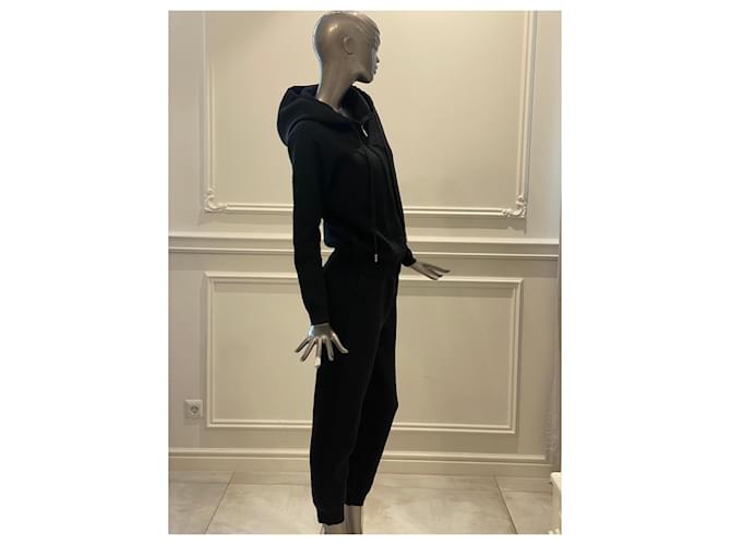 Dior Monogramm Strick-Trainingsanzug Set Schwarz - Ansicht 4