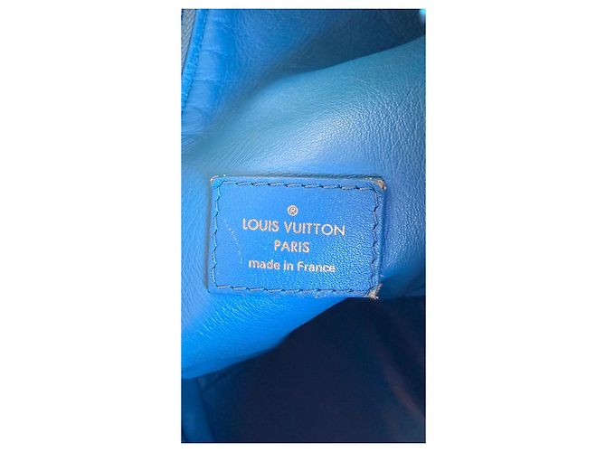 Louis Vuitton x Jeff Koons Masters Collection Zaino The Tiger Hunt Blu Multicolore - vista 11