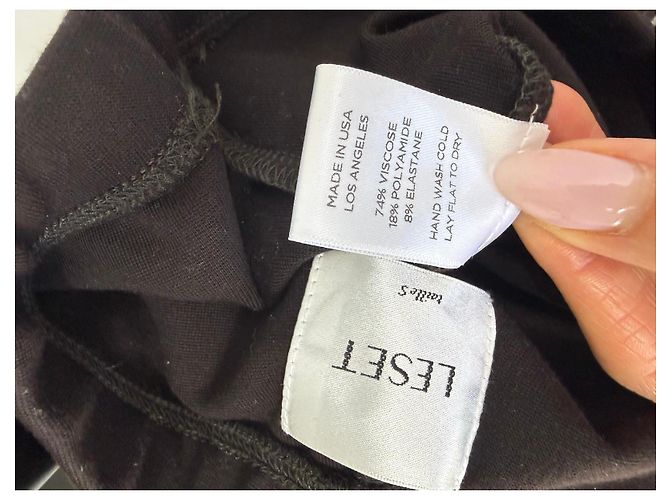 Autre Marque Leset Leggings con estribo marrón Negro - vista 4