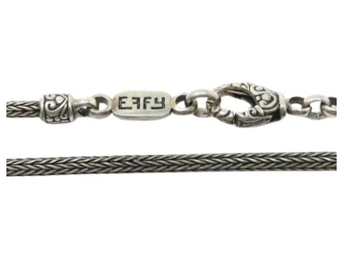 Autre Marque Collana a catena intrecciata EFFY in argento sterling - vista 3
