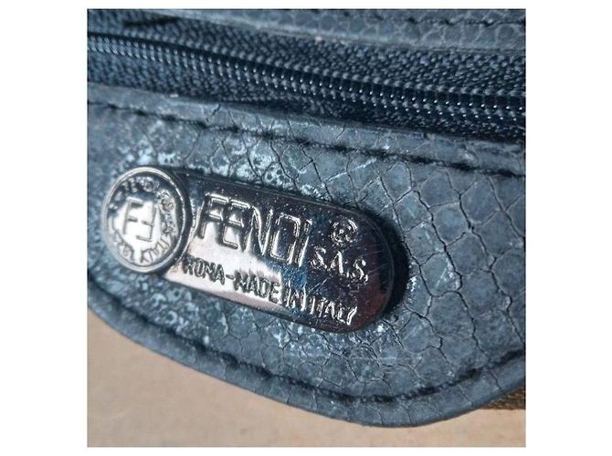 Borsa Tote Fendi con perline geometriche Nero Bianco Rosso Grigio - vista 3