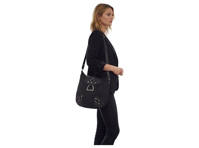 Guess Monogram Schultertasche Schwarz - Ansicht 2