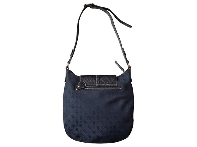 Guess Monogram Schultertasche Schwarz - Ansicht 3
