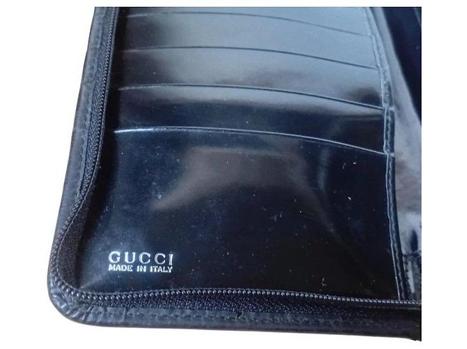 Cartera Gucci Bamboo con cierre de cremallera Negro - vista 2
