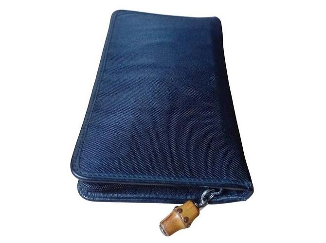 Cartera Gucci Bamboo con cierre de cremallera Negro - vista 3