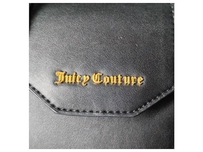Juicy Couture Borsa in pelle nera con catena Nero - vista 9