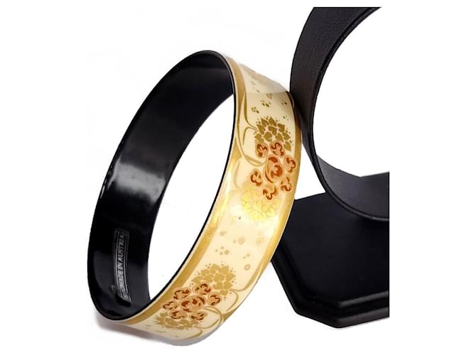 Bracciale smaltato floreale Michaela Frey Austria Crudo - vista 3