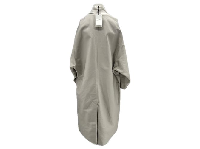 Gabardina de algodón gris Soeur - vista 2