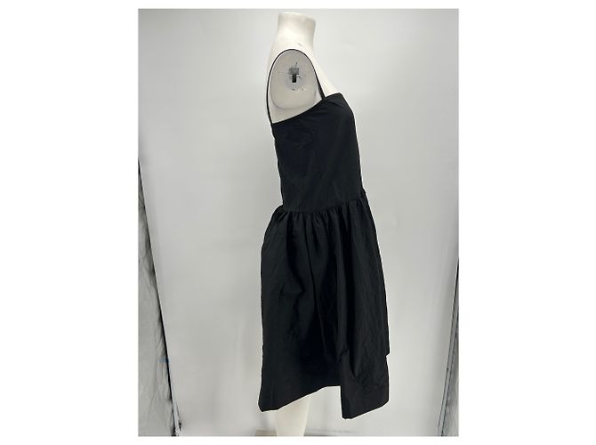 Autre Marque Vestido de algodón negro SUSUMU - vista 4